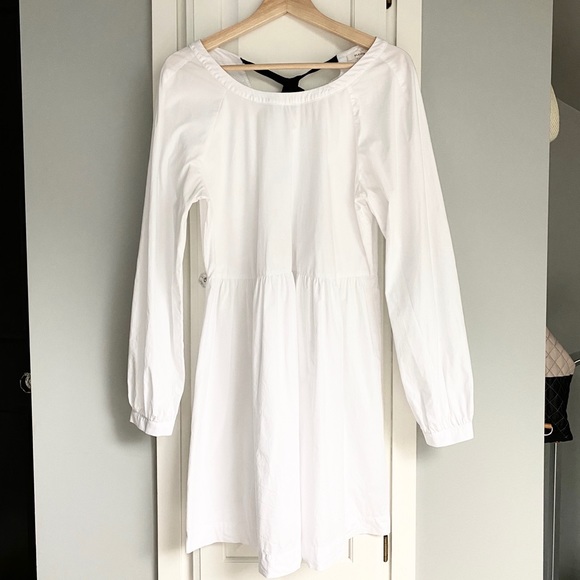 Pleione || Tie Back Poplin Tunic Dress - Picture 8 of 11